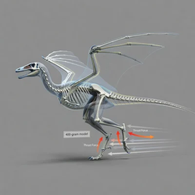 3D-біомеханічне моделювання вказало на стрибковий генезис польоту Archaeopteryx