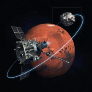 NASA: апарат Psyche успішно виконав гравітаційний маневр біля Марса
